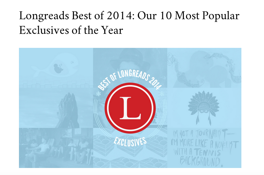 The best longform journalism of 2014